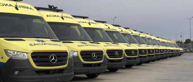 Ambulancias del Grupo Tenorio (Foto. Grupo Tenorio)