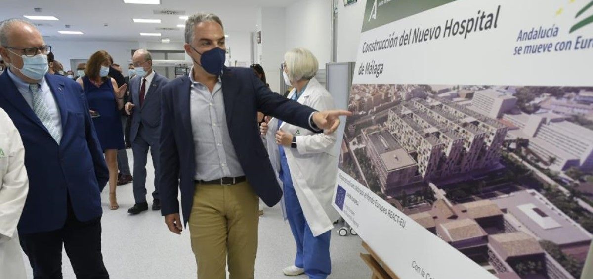 Bendodo inaugura la ampliación de las Urgencias del Hospital Regional de Málaga. (Foto. Junta de Andalucía)