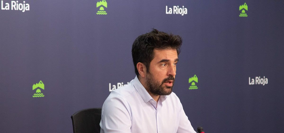 Portavoz del Gobierno de La Rioja, Álex Dorado (Foto. Gobierno de La Rioja)