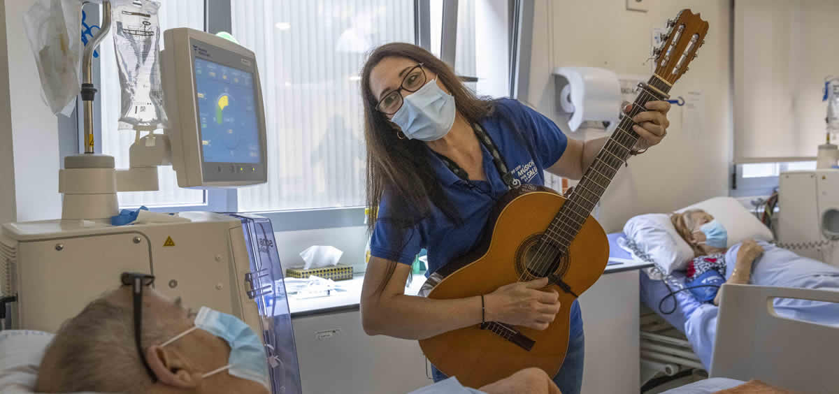 Microconcierto de Músicos por la Salud en el Hospital de Manises (Foto. Ana Palacios)