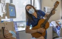 Microconcierto de Músicos por la Salud en el Hospital de Manises (Foto. Ana Palacios)