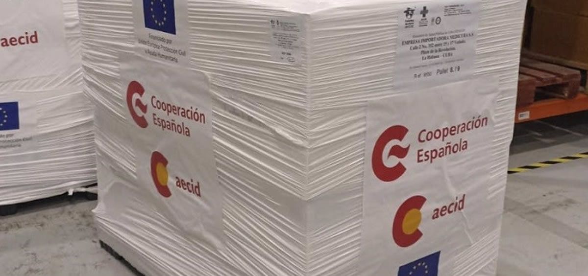 España envía material sanitario a Cuba 