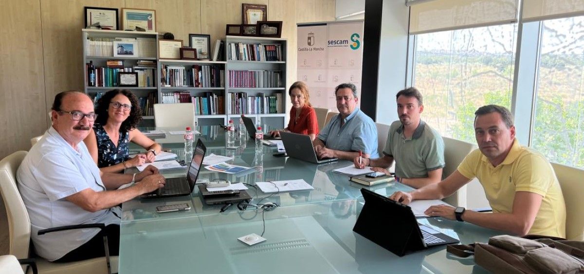 Grupo de trabajo del Sescam para la realización del protocolo de actuación ante sospecha de sumisión química y pinchazos. (Foto. Gobierno de Castilla La Mancha)