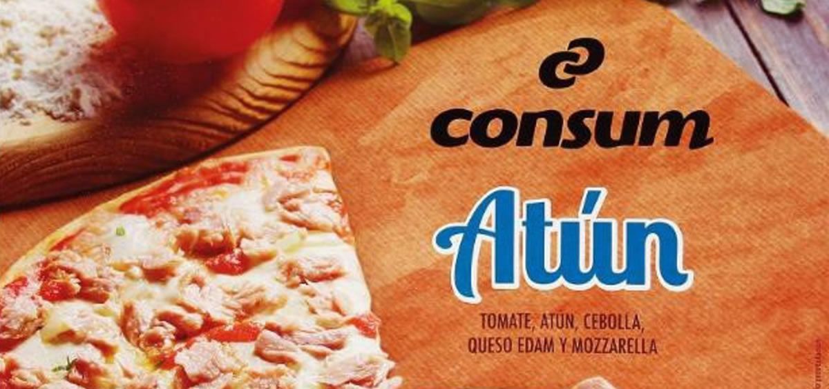 Retirada pizza atún marca Consum (Foto. Europa Press)