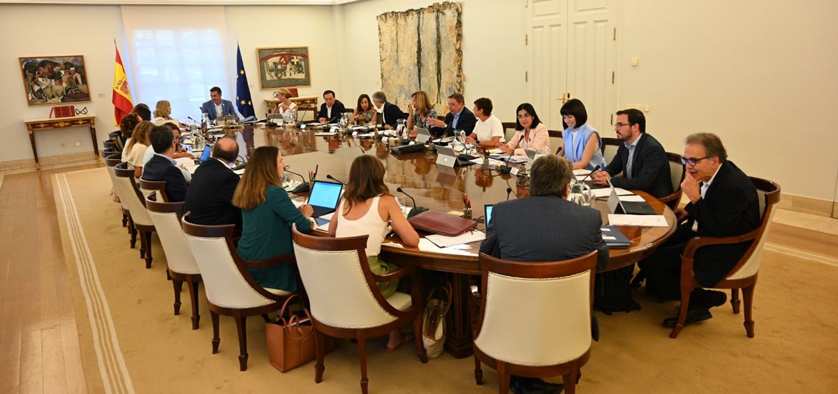 Reunión del Consejo de Ministros, en el Palacio de La Moncloa (Foto: Pool Moncloa)