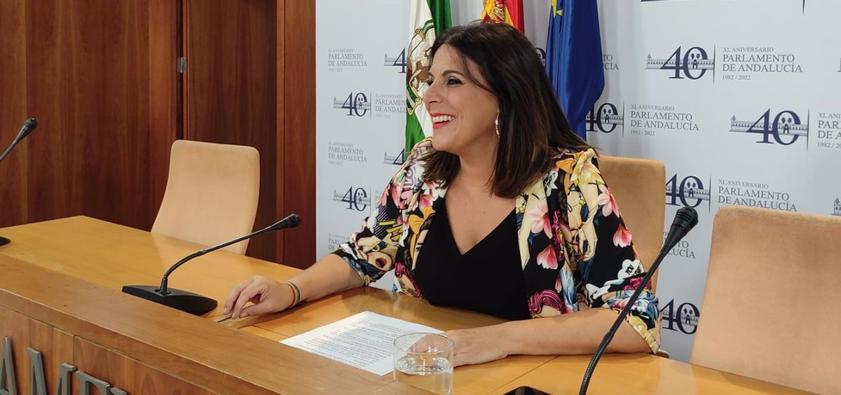 La portavoz parlamentaria y vicesecretaria general del PSOE-A, Ángeles Férriz (Foto: PSOE-A)