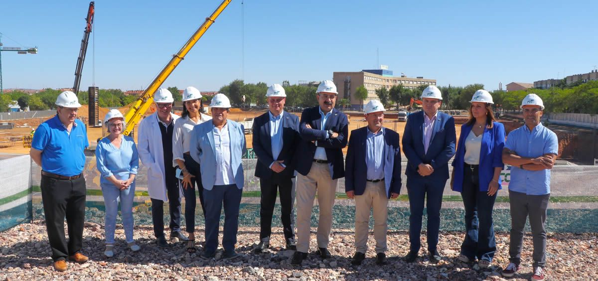 Las obras de construcción del nuevo Hospital de Puertollano (Foto. Castilla La Mancha)