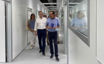 El consejero de Salud, Juan José Pedreño, visitó hoy las obras del nuevo Laboratorio Regional de Salud Pública (Foto: Murcia)