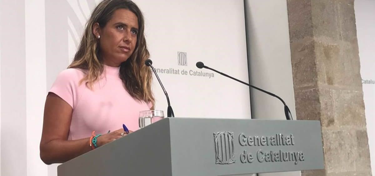 La portavoz del Govern, Patrícia Plaja (Foto. EP)