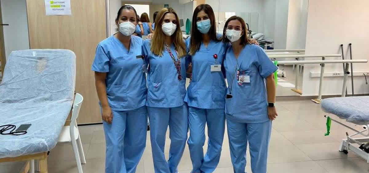 Fisioterapeutas del hospital Ribera Molina (Foto: Ribera)