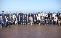 El director general de la OMS, Tedros Adhanom Ghebreyesus, junto con los ministros y representantes europeos de Sanidad (Foto. Ministerio de Sanidad)