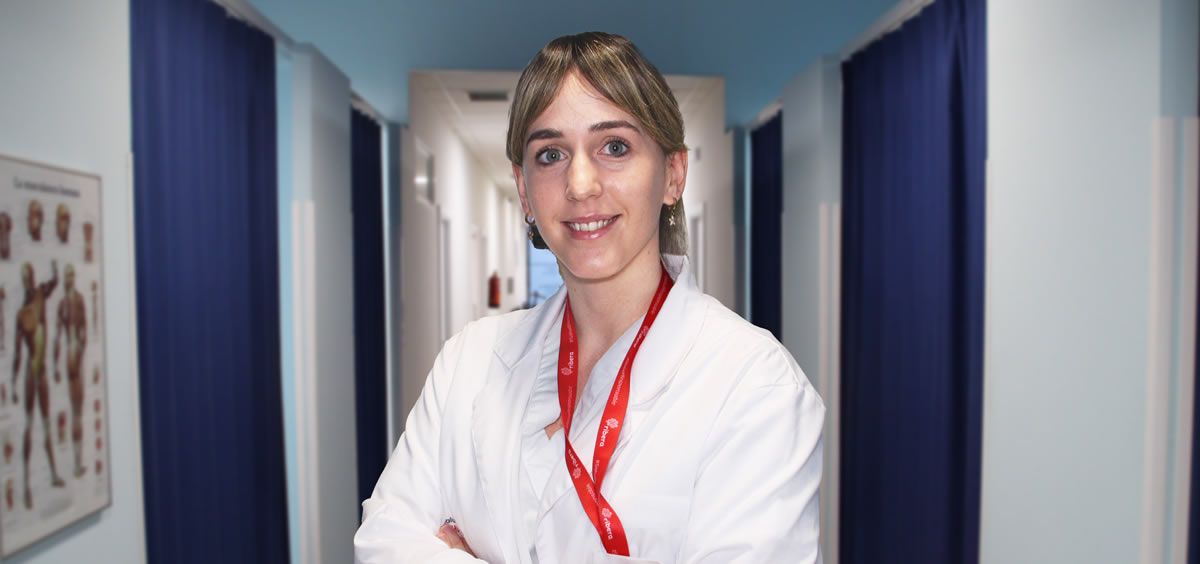 Andrea Rodríguez, coordinadora del Servicio de Fisioterapia en el Hospital Ribera Polusa (Foto. Ribera)