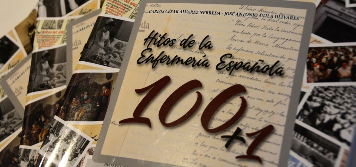 Libro 100+1 hitos de la enfermería española. (Foto. CGE)