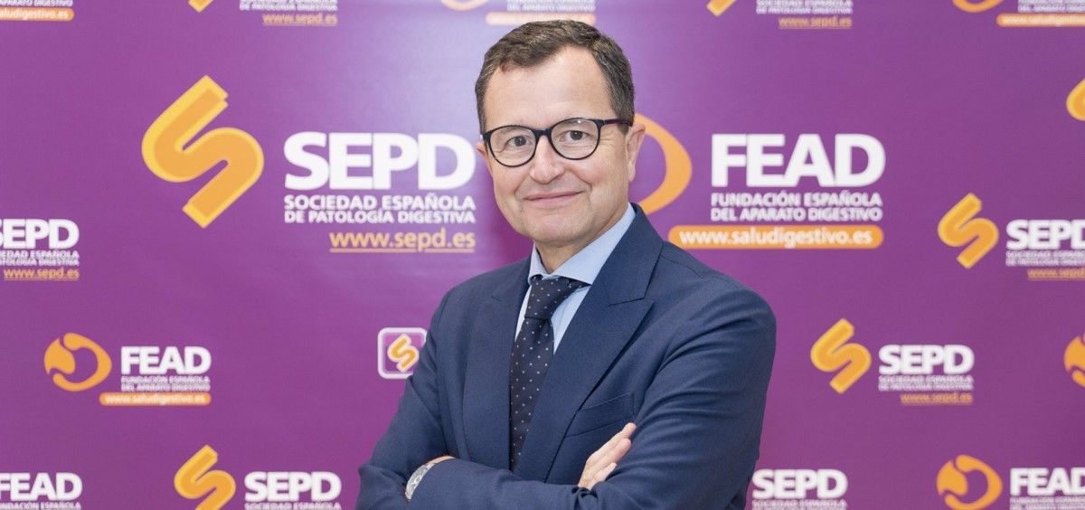 El Dr. Agustín Albillos, presidente de la Sociedad Española de Patología Digestiva. (Foto: SEPD)