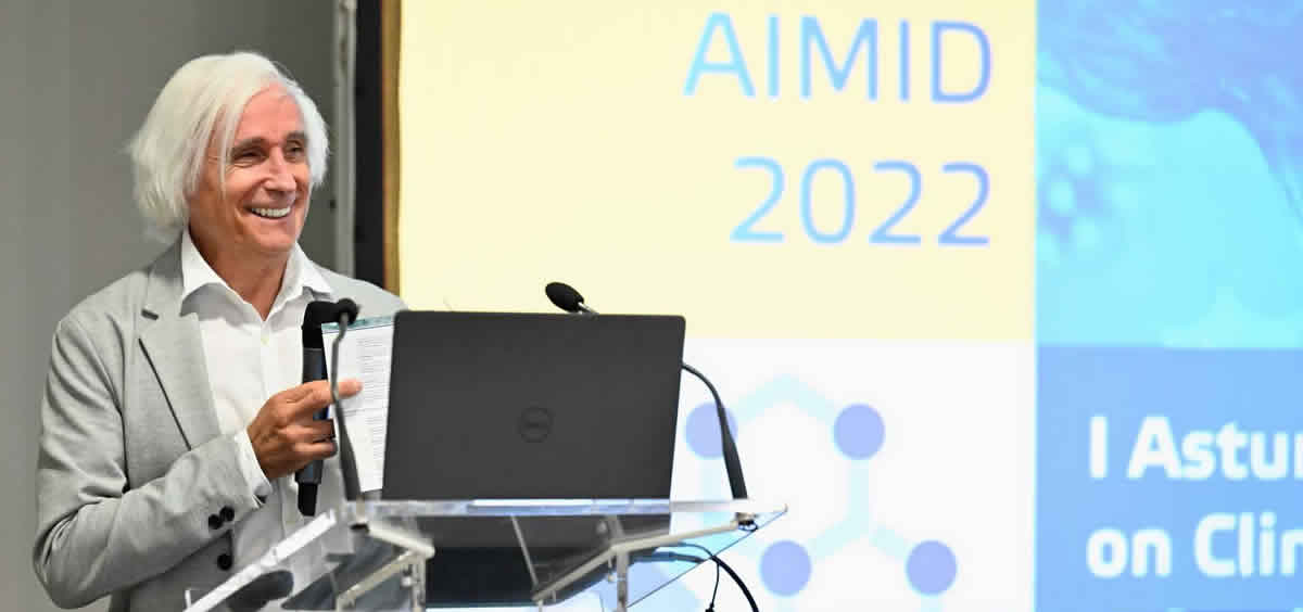 Patrice Nordmann en el Congreso de AIMID (Foto: AIMID)