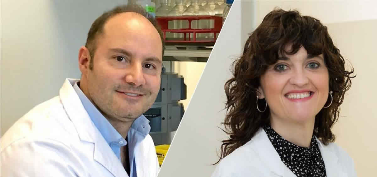 La Dra. Elena Élez y el Dr. Rodrigo A. Toledo, investigador traslacional del Grupo de Tumores Gastrointestinales y Endocrinos del VHIO (Foto: Vall d’Hebron)