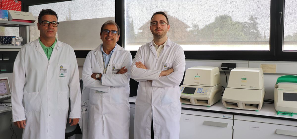 Los investigadores de la UCO y del IMIBIC Juan Roa, Manuel Tena-Sempere y Miguel Ruiz-Cruz (Foto: Universidad de Córdoba)