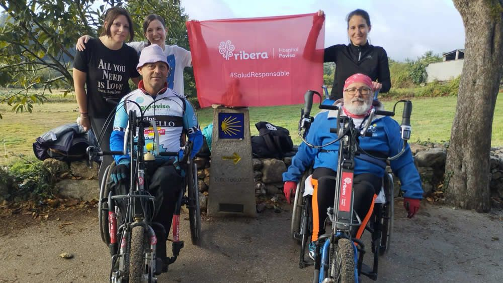Psicólogas de Ribera Polusa asisten en el Camino de Santiago