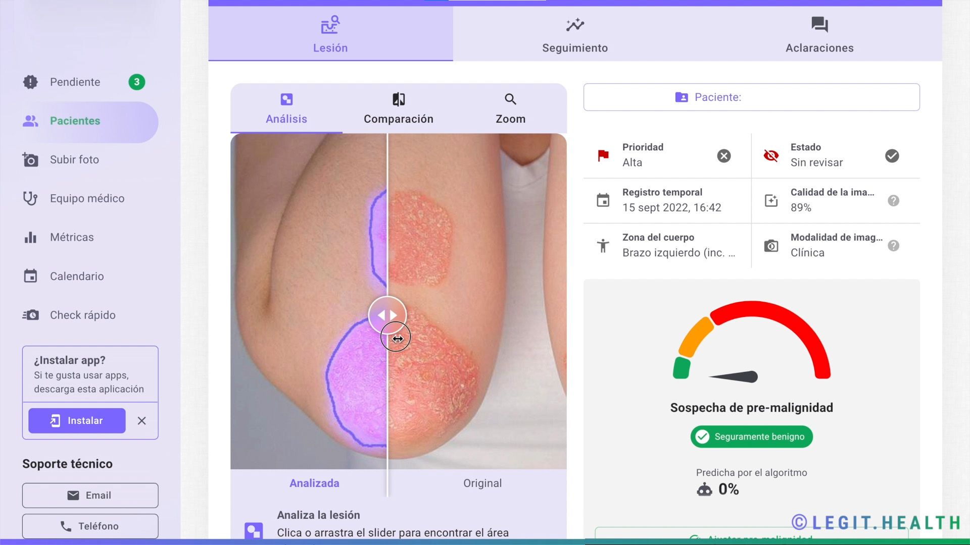 Dermatología Digital app legit health