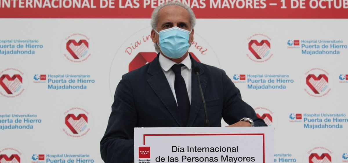 El consejero de Sanidad de Madrid, Enrique Ruiz Escudero. (Foto. Comunidad de Madrid)
