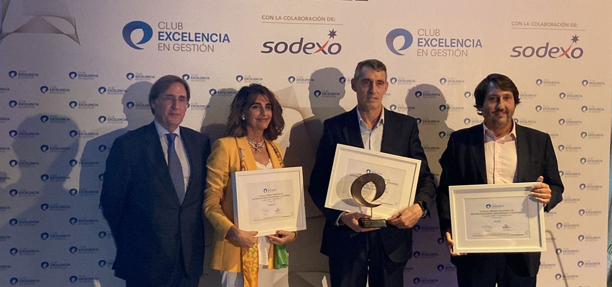 Álvaro de la Parra recoge el 'Premio Nacional de Gestión Excelente, Innovadora y Sostenible' en la categoría 'Gran organización' (Foto. FJD)