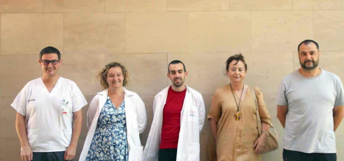 De izquierda a derecha: Sergio Martínez Hervás, Ana Bárbara García García, Francisco Lara Hernández, María Morales y Javier Chaves. (Foto: Incliva)