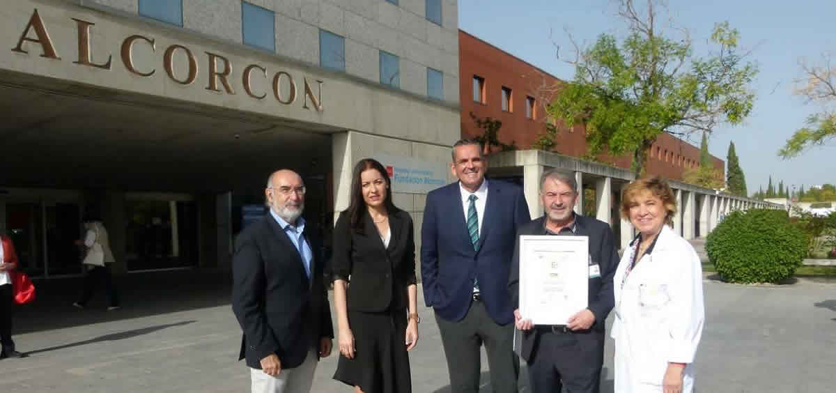 Intervinientes en el acto (Foto: Hospital Universitario Fundación Alcorcón)