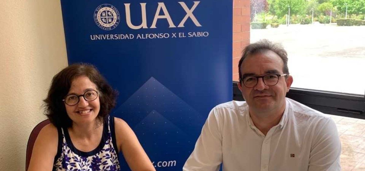 Acuerdo entre UAX Pupilum y la Sociedad Española de Hipertensión. (Foto. UAX Pupilum. SEH)