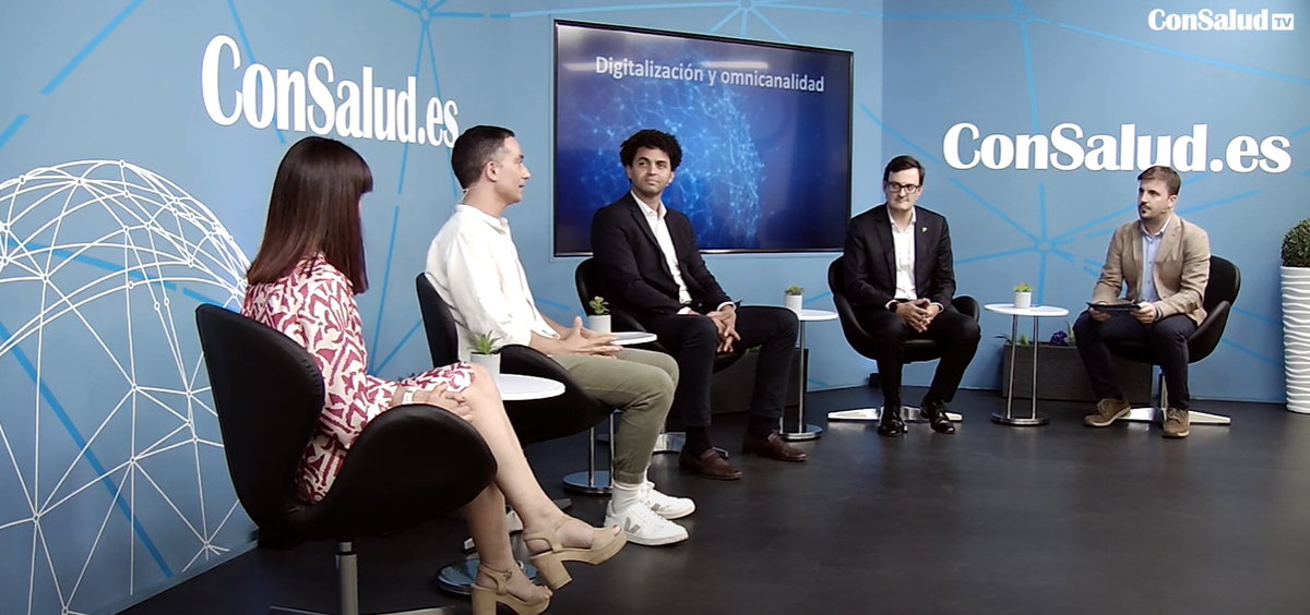 Momento del debate sobre el futuro de la farmacia en ConSalud TV