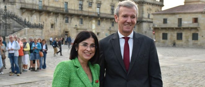 Carolina Darias, ministra de Sanidad, y Alfonso Rueda, presidente de la Xunta de Galicia (Foto: M. Sanidad)