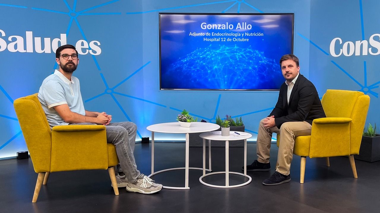 Gonzalo Allo, en el plató de ConSalud TV