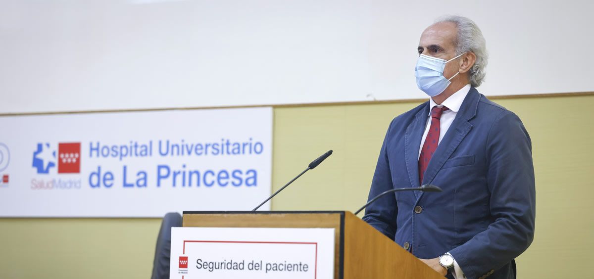 El consejero de Sanidad, Enrique Ruiz Escudero (Foto. Comunidad de Madrid)
