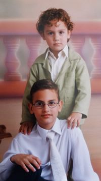 Daniel y Ángel, hermanos con adrenoleucodistrofia, el mayor, Daniel, falleció (Foto. Cedida por los padres)