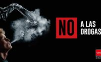 Cartel de la campaña 'No a las drogas' de la Comunidad de Madrid (Foto. Consejería de Sanidad)