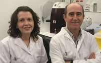 Los doctores Norma Rallón y José Miguel Benito (Foto. Rey Juan Carlos)
