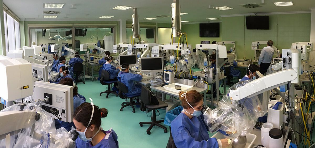 Sala de microdisección del Laboratorio de Anatomía Clínica de la UAM (Foto. Universidad Autónoma de Madrid)