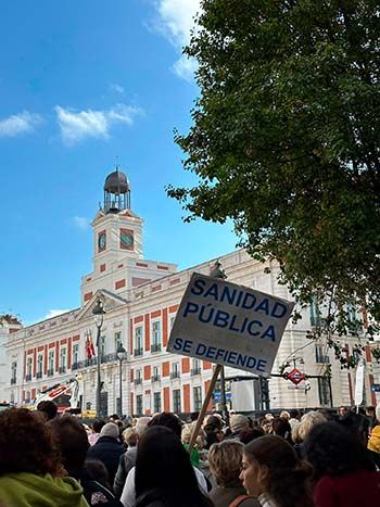 Manifestación Sanitaria Madrid por la Sanidad Pública 