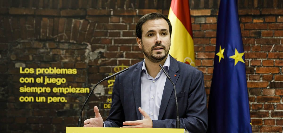 El ministro de Consumo, Alberto Garzón, en la presentación de #PERO (Foto. Ministerio de Consumo)