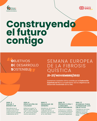Cartel Semana Europea de la Fibrosis Quística de la campaña de la Federación Española de Fibrosis Quística (Foto. FEFQ)