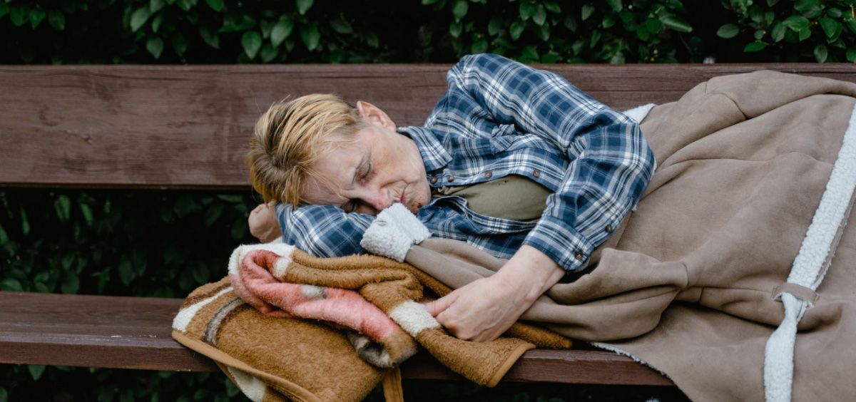 Persona sin hogar (Foto. Pexels)