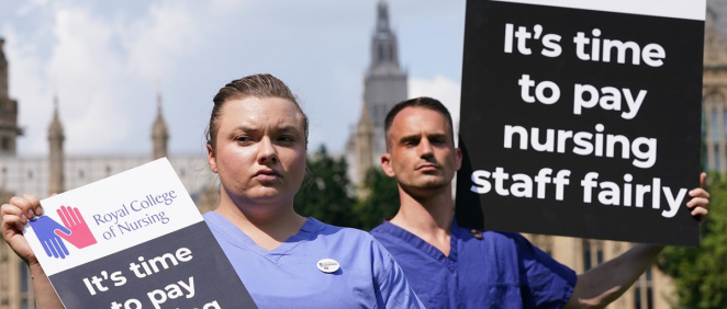 Reino Unido se estrenará con la primera huelga sanitaria de su historia (Foto: Europa Press)