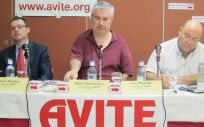 Representantes de la Asociación de Víctimas de la Talidomida en España (Avite) (Foto: EP)