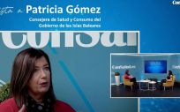 La consejera de Salud balear, Patricia Gómez, en una momento de la entrevista en el plató de ConSalud TV