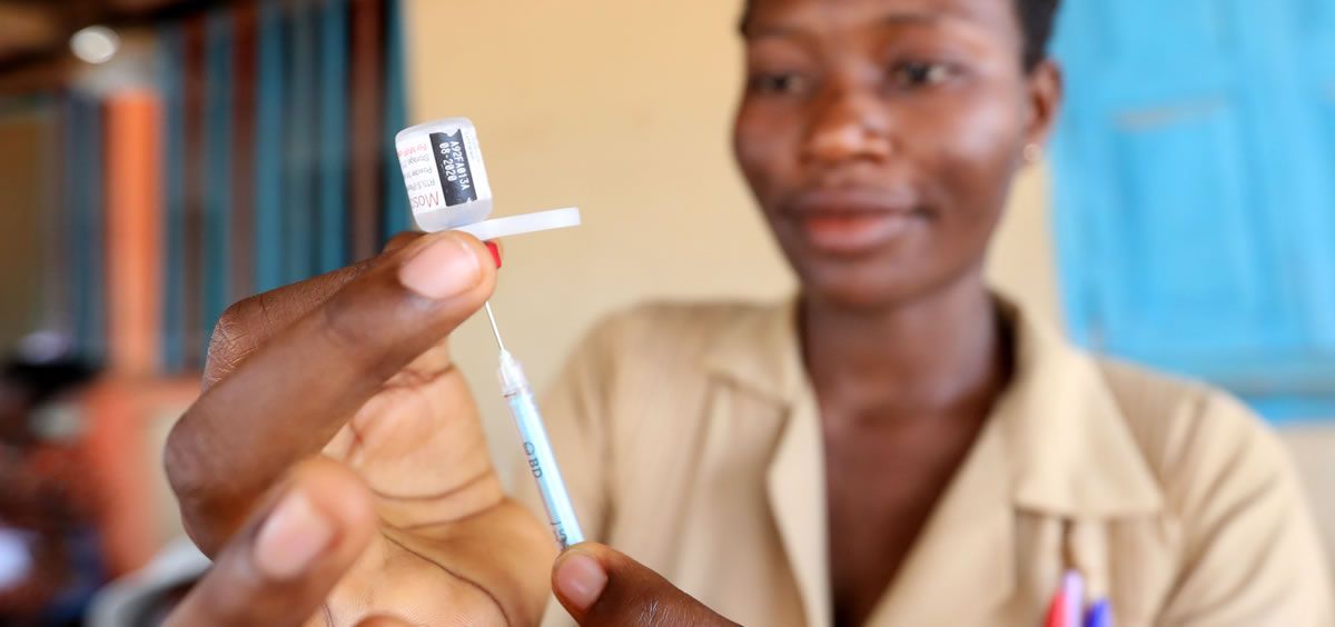 Campaña de vacunación contra la malaria en Ghana (Foto. OMS)