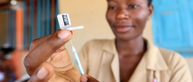 Campaña de vacunación contra la malaria en Ghana (Foto. OMS)