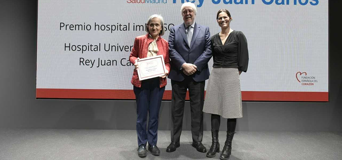 El hospital Rey Juan Carlos recibe el Premio imPULSO por su labor en el campo cardiovascular (Fuente: Hospital Rey Juan Carlos)