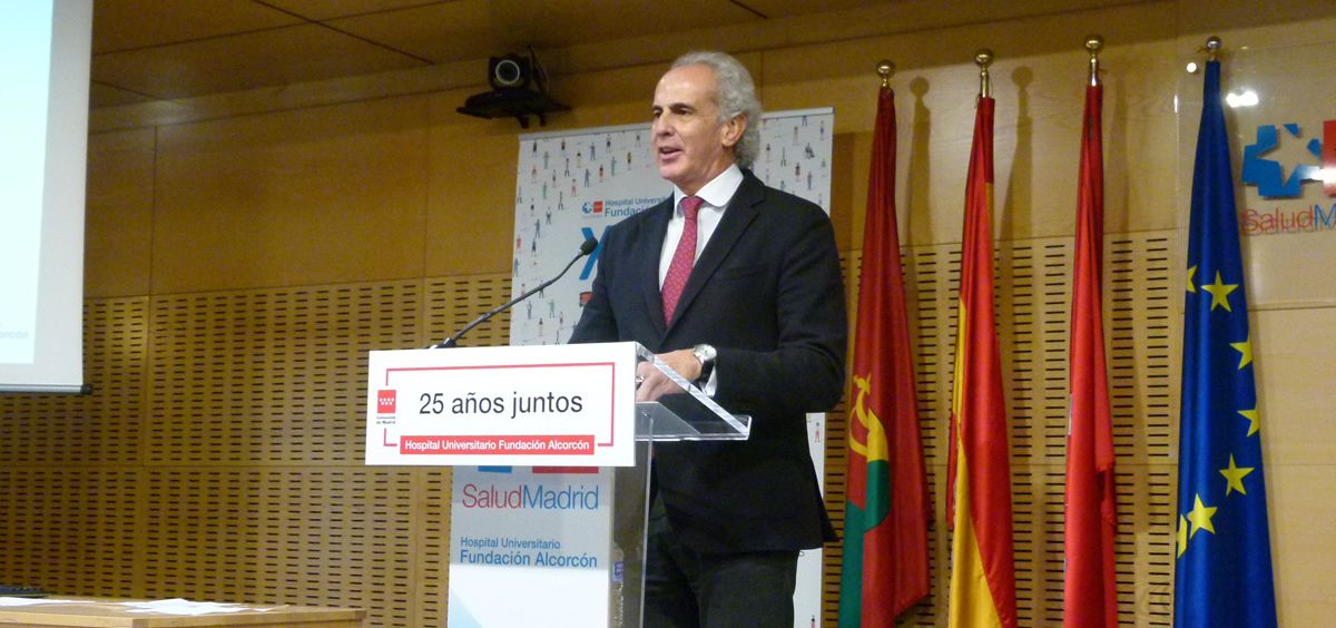 El consejero de Sanidad, Enrique Ruiz Escudero, durante el evento (Foto: Comunidad de Madrid)