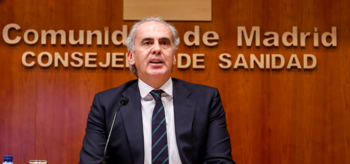 Enrique Ruiz Escudero, consejero de Sanidad de la Comunidad de Madrid. (Foto: EP)