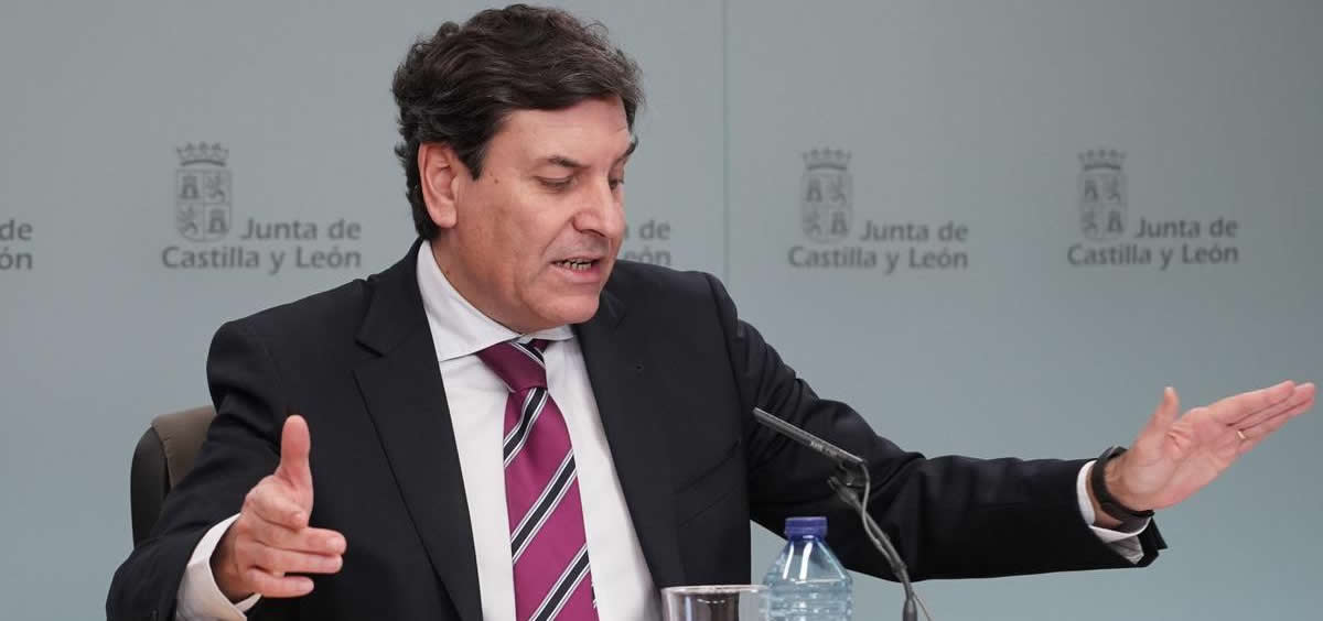 Carlos Fernández Carriedo, portavoz de la Junta. (Foto. Junta de Castilla y León)