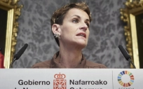 María Chivite, presidenta de Navarra, elimina la exclusividad para el personal médico navarro. (Foto: EP)